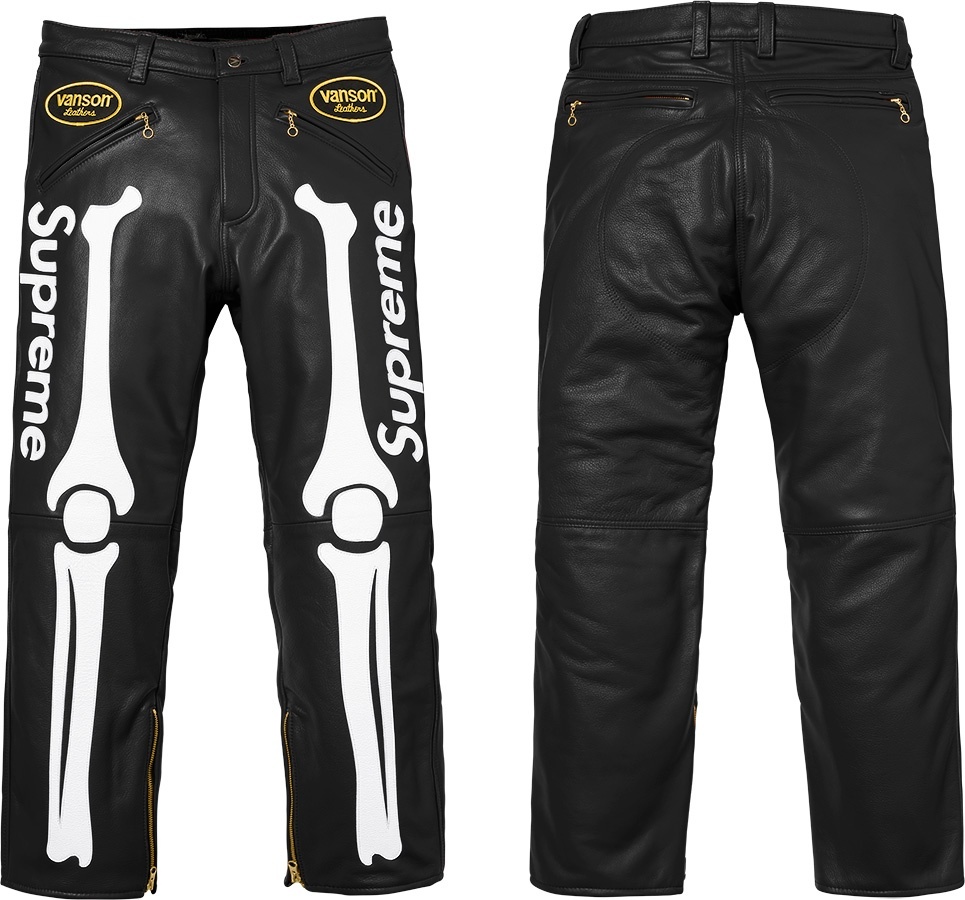 Supreme®/Vanson® Leather Bones Pant view 9